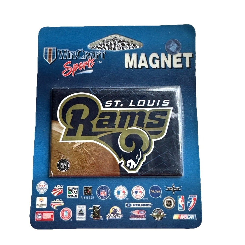 WinCraft St. Louis Rams Magnet NFL Football‎ Sports Souvenir Memorabilia